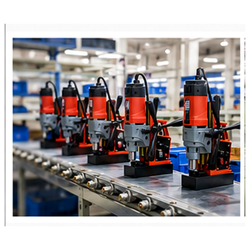 Magnetic drill production line